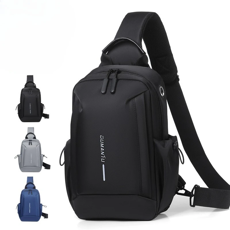 حقيبة صدر عصرية للرجال للسفر والنساء متعددة الوظائف وحقيبة كتف ذات سعة كبيرة للتنقل وحقيبة صدر خفيفة