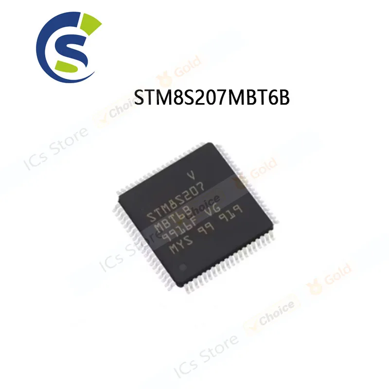 

5Pcs new original 128KB 8-bit microcontroller STM8S207MB QFP-80 STM8S207MBT6B