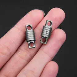Quick Release 360° Rotatable Titanium Keychain Swivel Accessories Mini Spinner Buckle Holder Silver Connect Accessories Outdoor