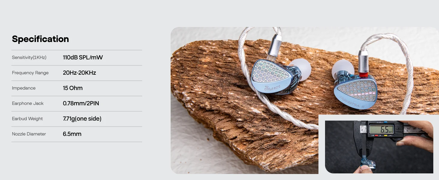 Linsoul Kiwi Ears Orchestra II 10BA Professioneller In-Ear-Monitor mit hervorragender Tonalbalance, vollständiger Geräuschisolierung – Detail 8