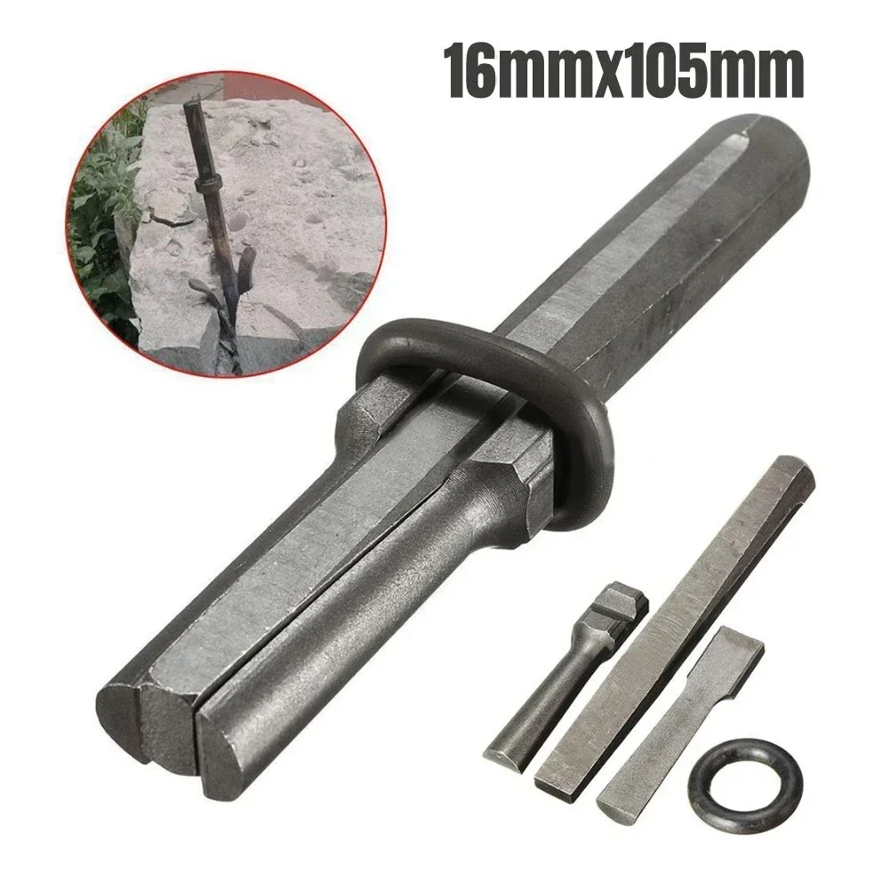 

1pcs Stone Splitting Tool Stone Splitter Metal Plug Wedges And Feathers Shims Concrete Rock Splitters Hand Tool