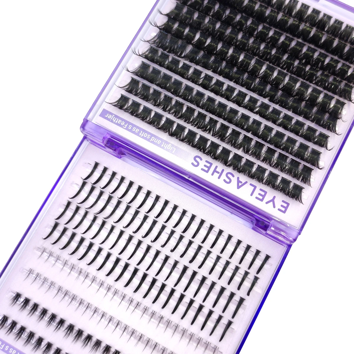 Lash Clusters Kit Lash Spikes Eyelash Clusters bottom Volume Individual Lashes DIY Spiky Lash Extension Manga Clusters Eyelash
