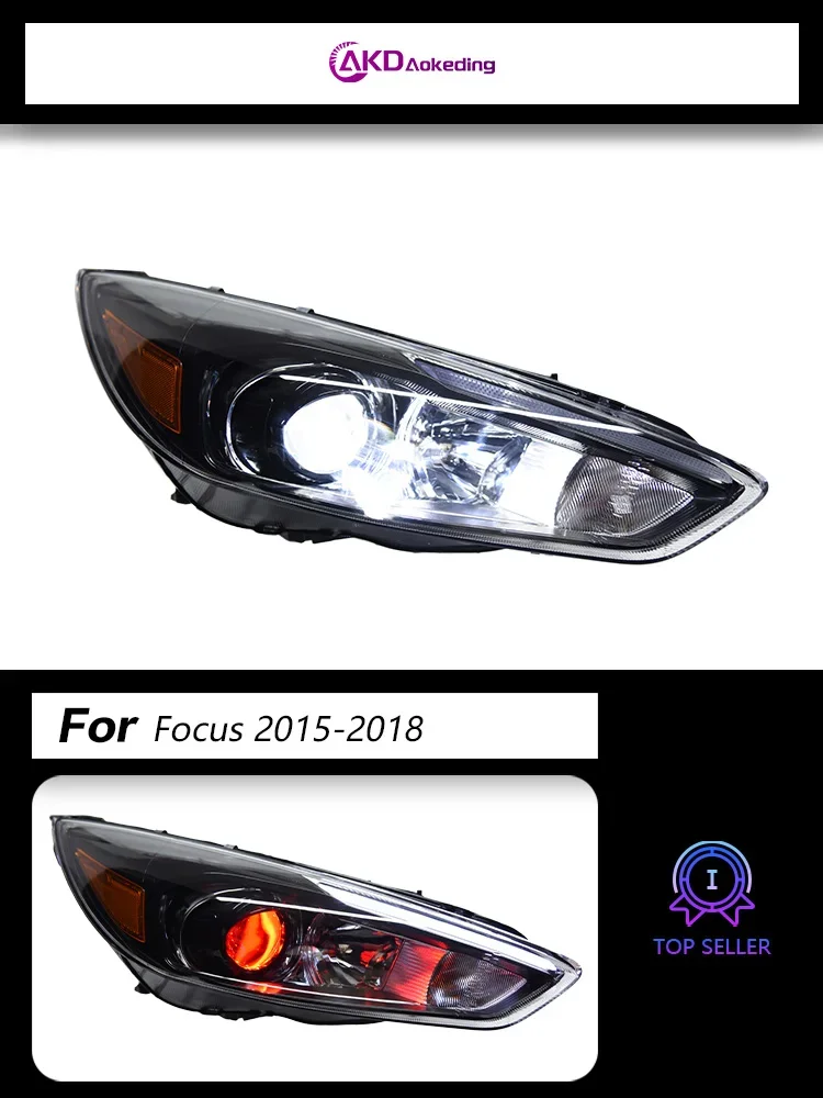 Dedicated to 15 new Fox modified US version RS headlight assembly blackened LED lens turn signal daytime running light