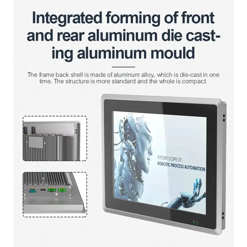 Industrial All-in-One Touch Screen PC for 10.4 12.1 15 17 19 LCD Panel Wall Mount Windows Android Industrial Tablet PC
