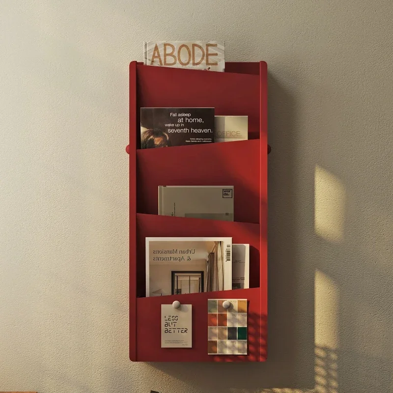 Creative Wal Magazine Rack Newspaper Display Holder Multifunctional Floating Bookshelf Living Room Space Saving Decor Shelving
