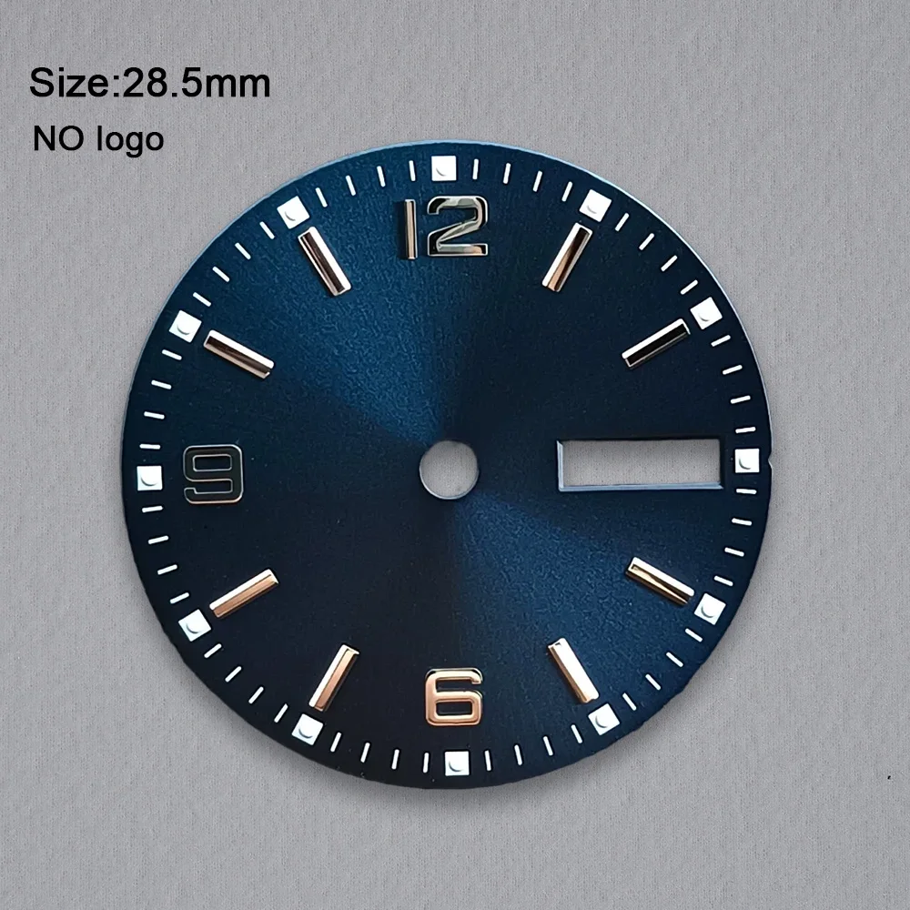 High-Quality No Logo 28.5mm Watch Blank Dial For NH36 Movement Custom Logo Watch Dials Hands Accessories Repair Tools