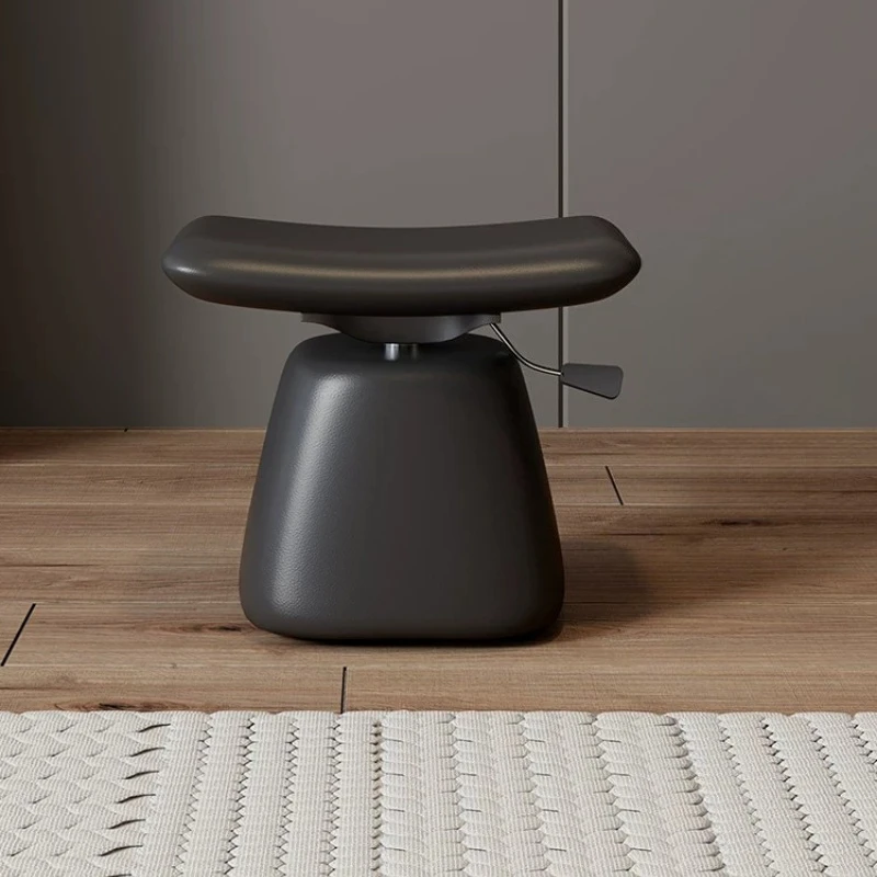 Italian Vanity Stool Luxury Rotating Bedroom Casters Height Vanity Stool Adjustment Home Furniture Sgabello Per Trucco ZY40HZD