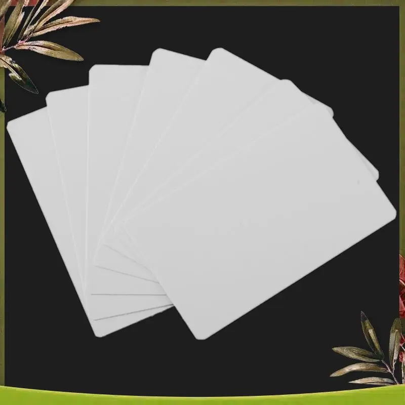 New-Blank White Cardboard Paper Message Card Business Cards Word Card DIY Tag Gift Card About 500Pcs (White)