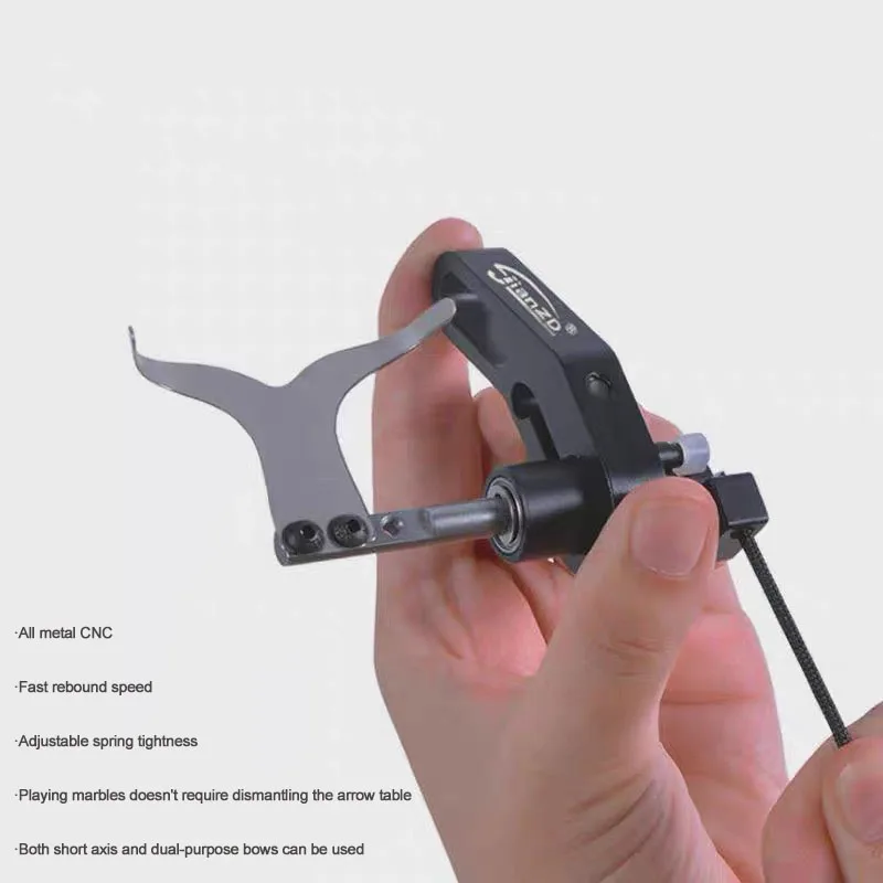 

Archery Drop Away Arrow Rest Adjustable CNC Metal Can Shooting Steel Ball High Speed Steel Sheet Arrow Rest Compound Bow Hunting
