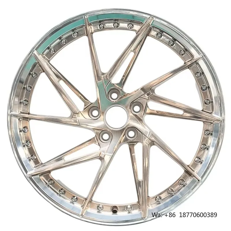 

Customized 19-21 Inch Racing Car Wheel Hub Multi-piece Forged Aluminum Alloy 5*112 30mm 100mm New Condition Polished