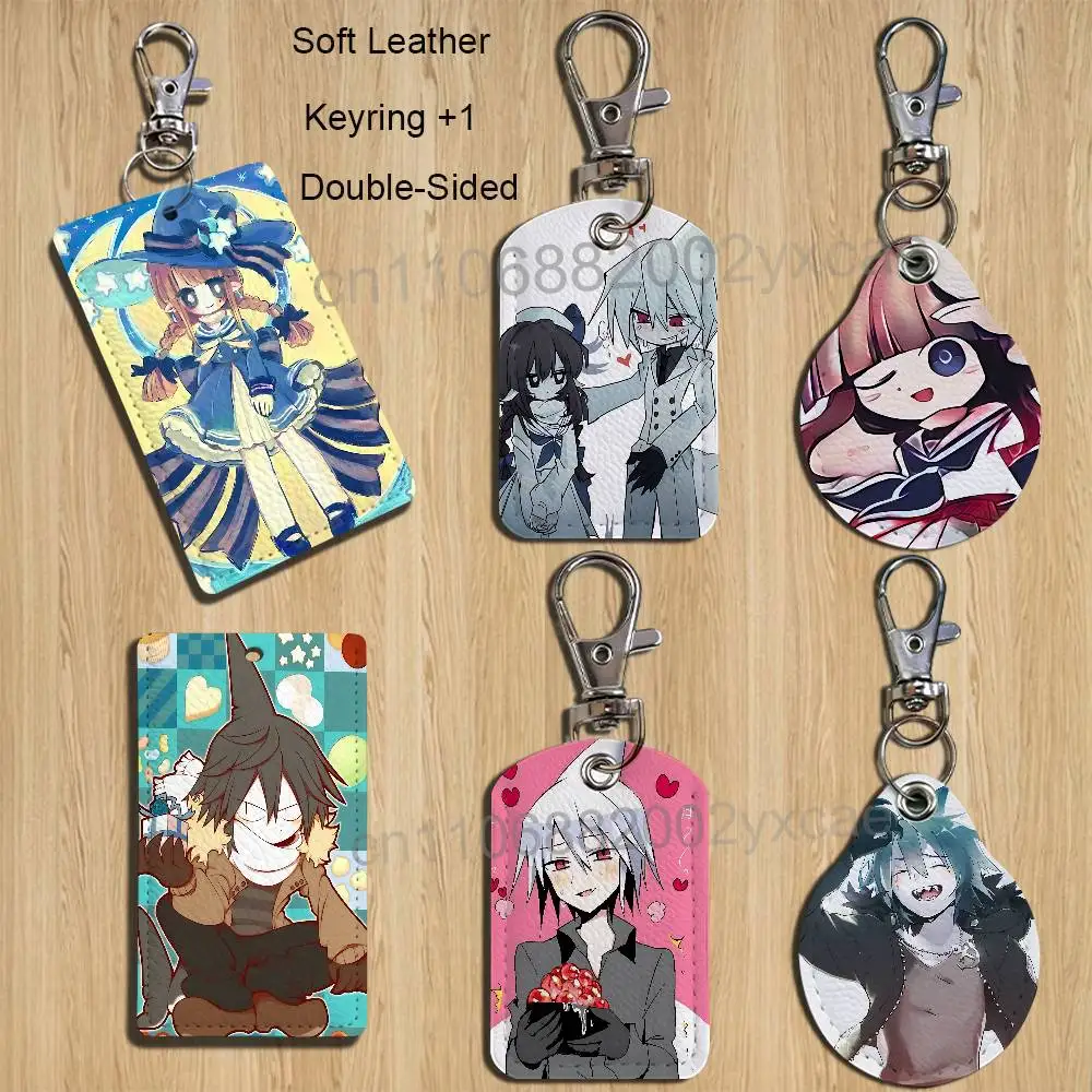 

Syakesan Wadanohara Samekichi Card Holder With Keychain Executive Protection For Bank Credit Subway Bus Case