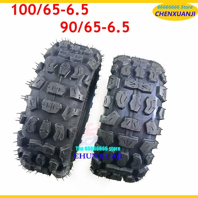 100/65-6.5 Vacuum Tire 11\'\' 90/65-6.5 Refitted for Dualtron Thunder Electric Scooter Ultra Wear-resisting Tubeless Off Road Tyre