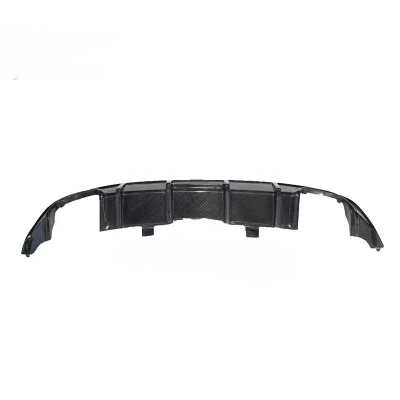 For Audi A5 B9 Sedan Rear Exhaust Bumper Lip Spoiler Diffuser Carbon Auto Upgrade Face-lifting Body Kit Accessories