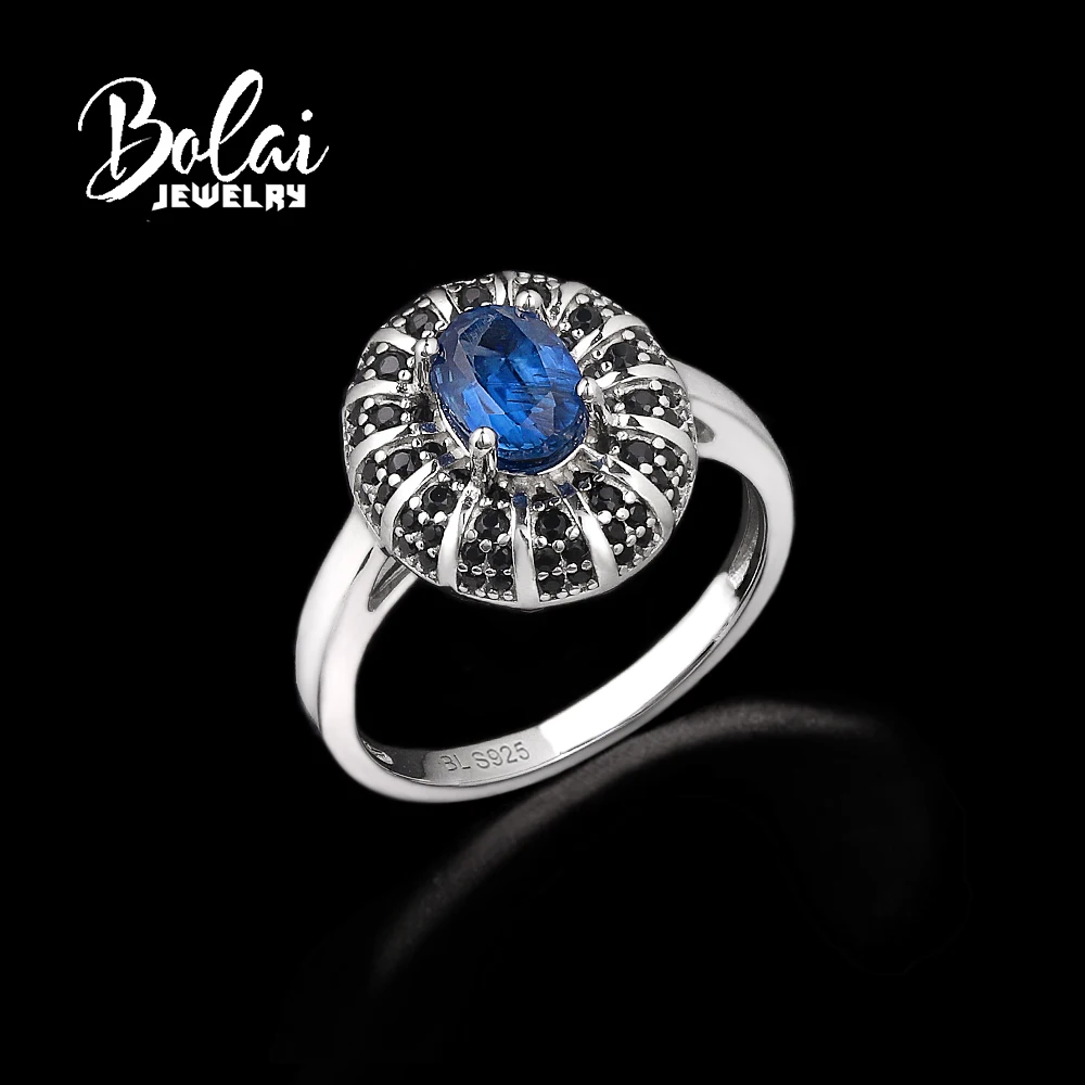 

Элегантные женские серьги из стерлингового серебра 925 пробы с натуральным синим кианитом, классические украшения, подарки на банкеты и дни рождения.