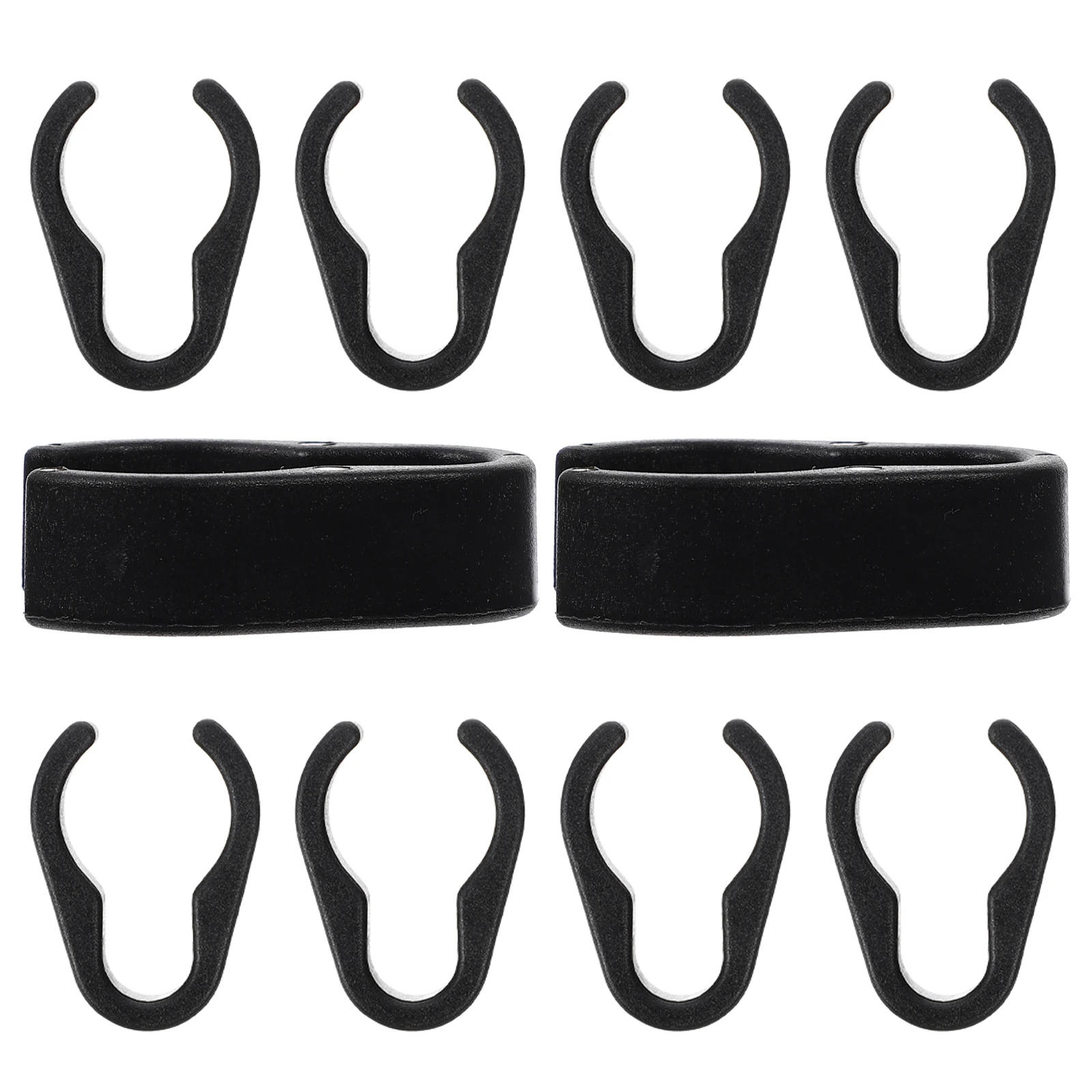 

10 Pcs Microphone Bracket Accessories Cable Clips for Stands Holder Cables Cord