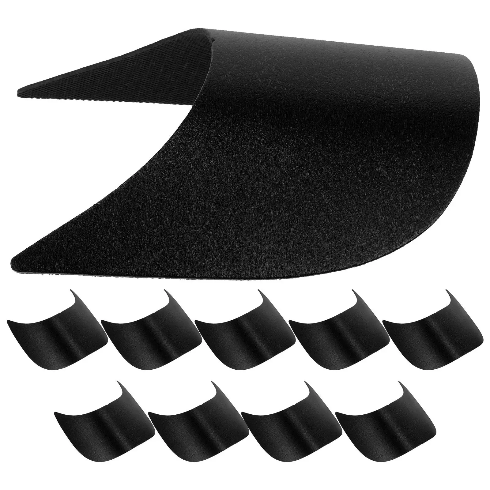 

20Pcs Hat Brim Insert Plastic Cap Shaper Liner for Baseball Tennis Hats Lightweight Versatile Sun Blocking DIY Cap Making