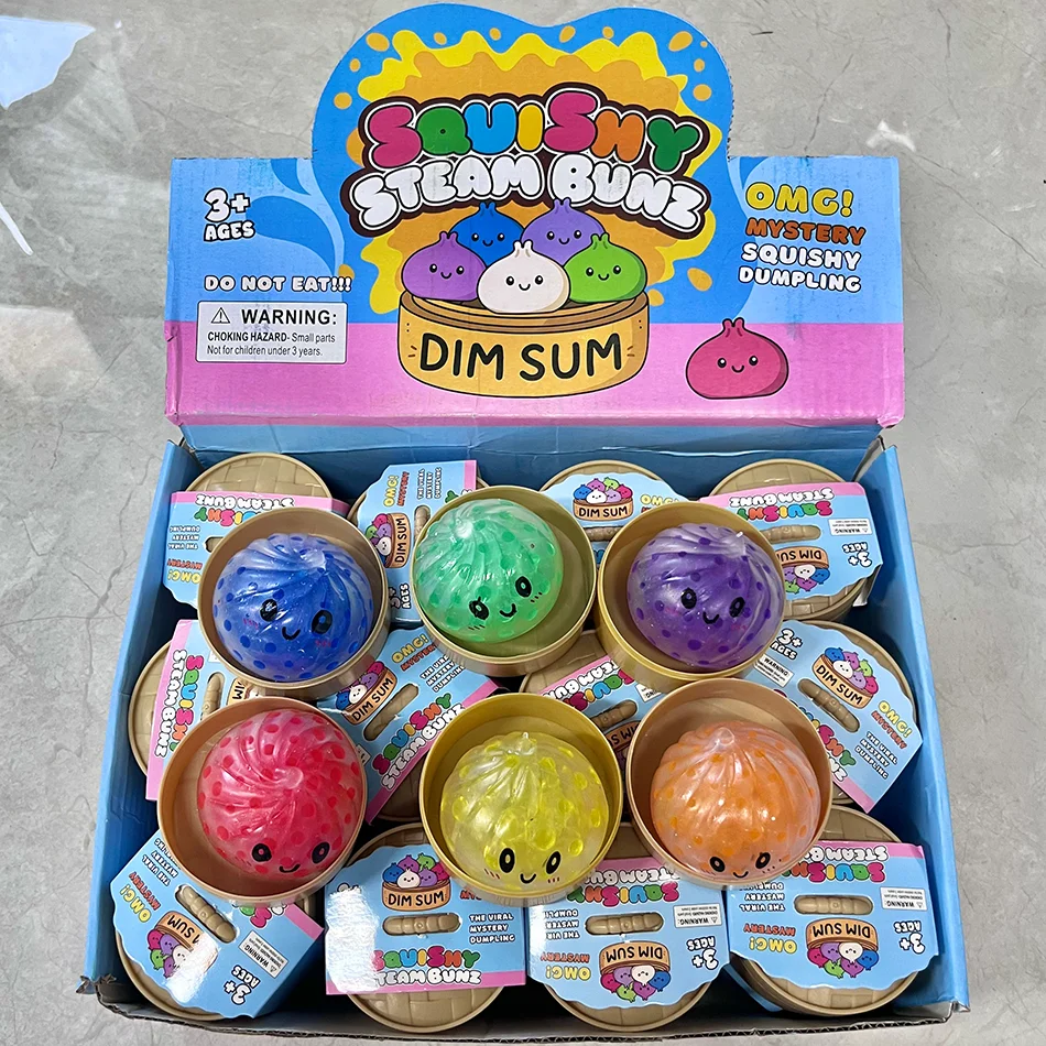 Surprise Toy Blind Box Colorful Simulated Dumpling Squishy Relaxing Relieve Anxiety Antistress Enhance Happiness Rebound Squeeze