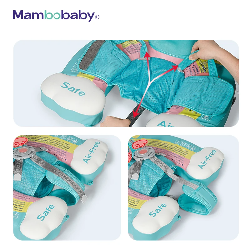 Mambobaby Solide Niet-Opblaasbare Pasgeboren Baby Taille Float Liggend Zwemring Zwembadspeelgoed Zwemring Zwemring Zwemtrainer Voor Zwemmers