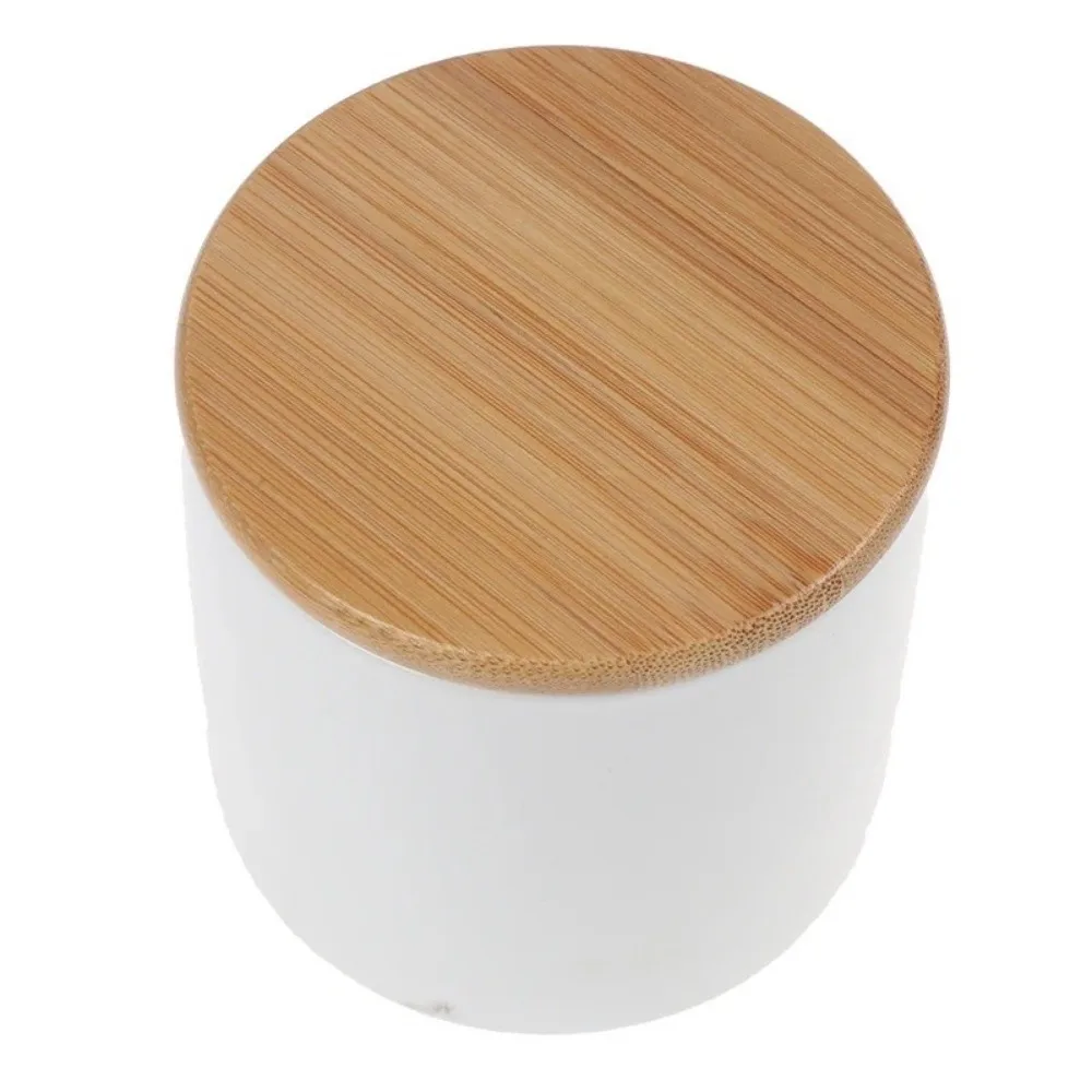 Portable Reusable Bamboo Lids Non Leakage Thicken Wooden Covers Silicone Sealing Jar Canning Caps Drinking Jar Supplies