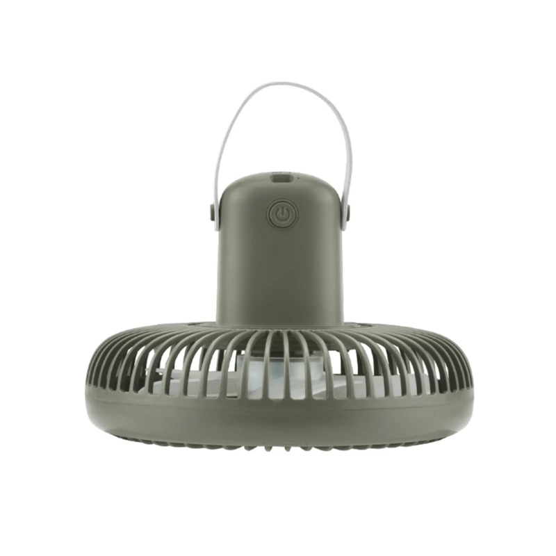 원격 제어 및 LED 조명이 있는 편리한 USB 테이블 팬 4000mAh 배터리 USB 휴대용 팬 강력한 테이블 팬