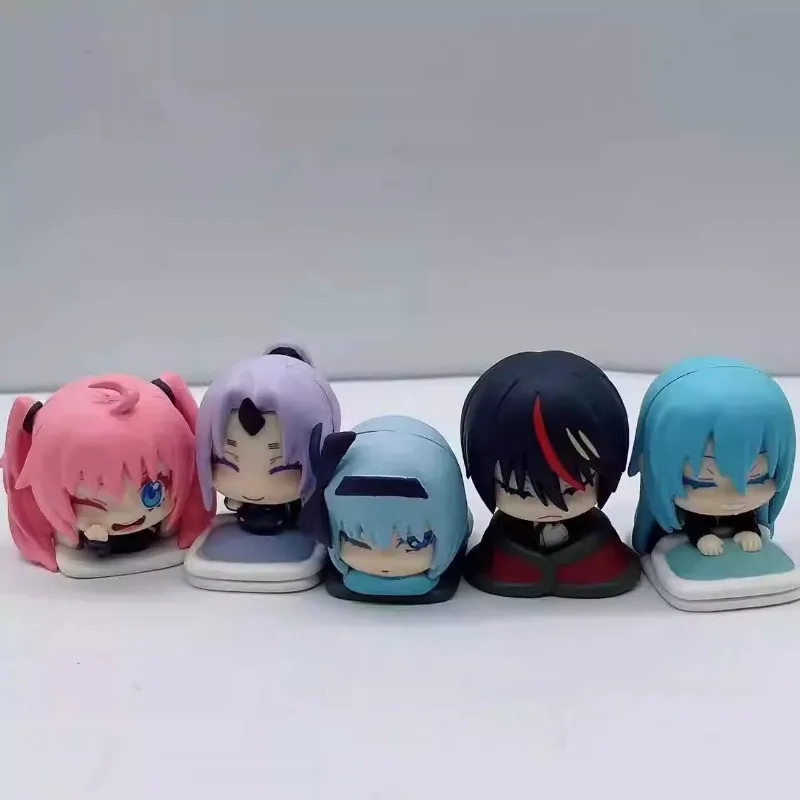 

That Time I Got Reincarnated As A Slime Action Figures Model Shion Rimuru Milim Nava Sleep Gashapon Ornament Original Toy