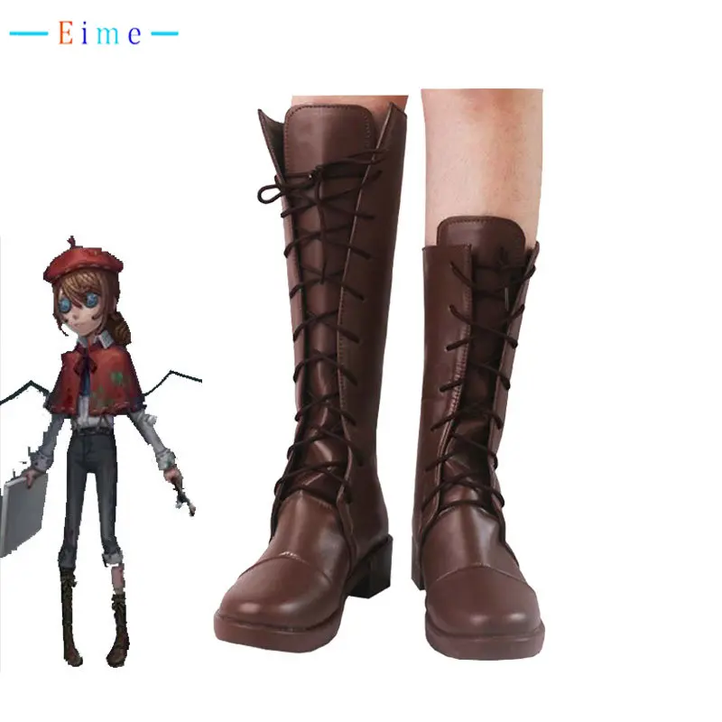 

Edgar Valden Cosplay Shoes Game Game Identity V Painter Cosplay Prop Halloween Carnival Boots Custom Made