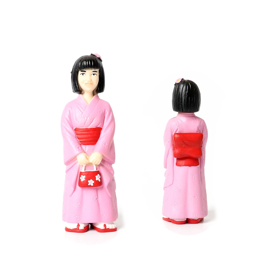 Realistic Around The World Korean,Japanese,Arab,Indian Character Figures Plastic National Characters Pretend Gift For Kids