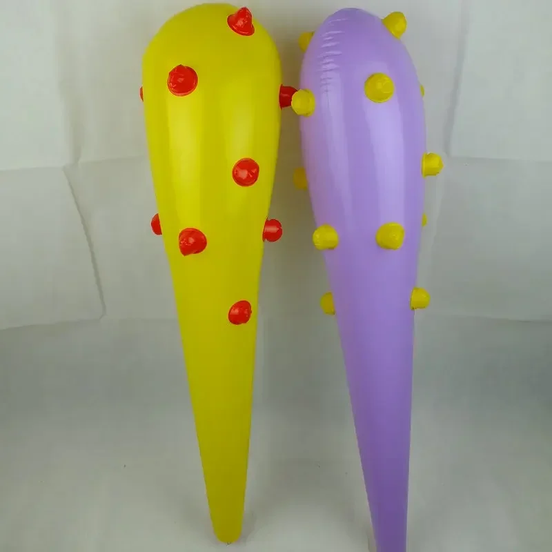 10PCS  PVC inflatable wolf tooth stick toy wolf tooth hammer inflatable prop wolf tooth stick