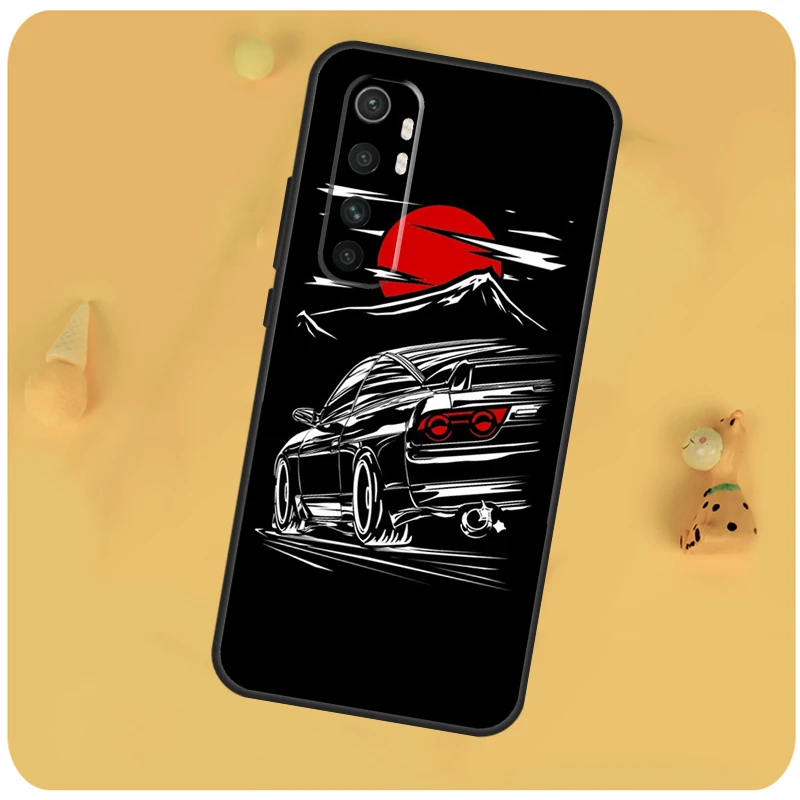 Silvia JDM Cars Case For Xiaomi 13 12 Lite 11T 12T Pro 12X Cover For POCO F5 X3 X5 Pro X4 F4 GT F3 M5s C40