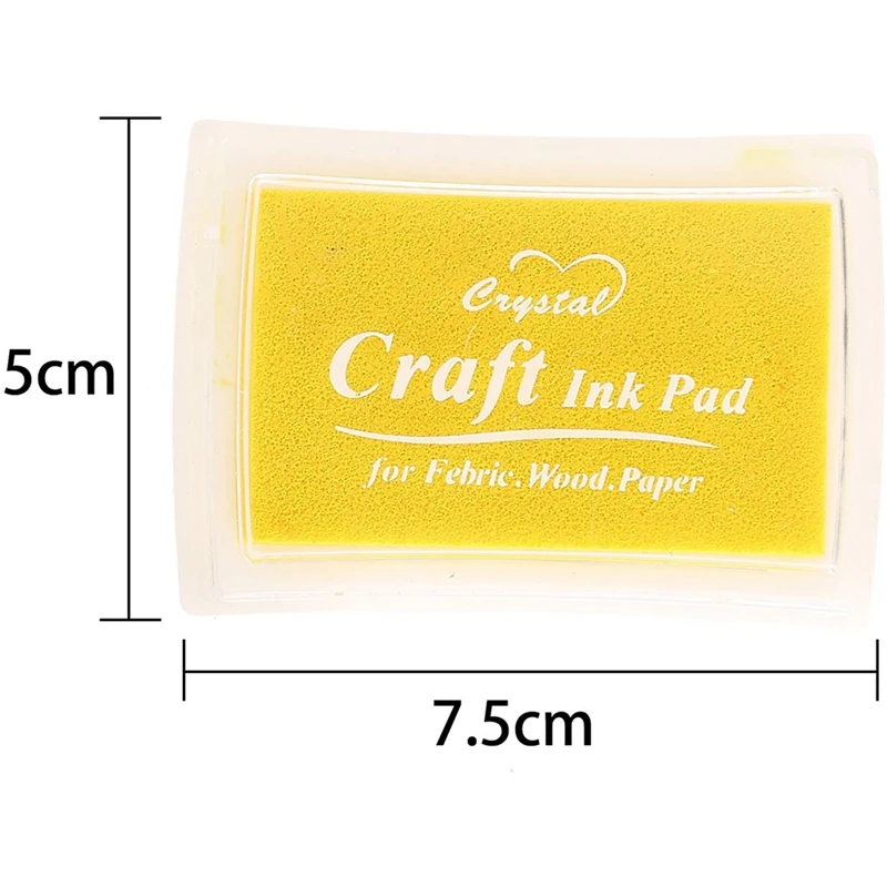 Craft Ink Pad Stamps Partner Diy Color,16 Color Craft Ink Pad For Stamps, Paper, Wood Fabric