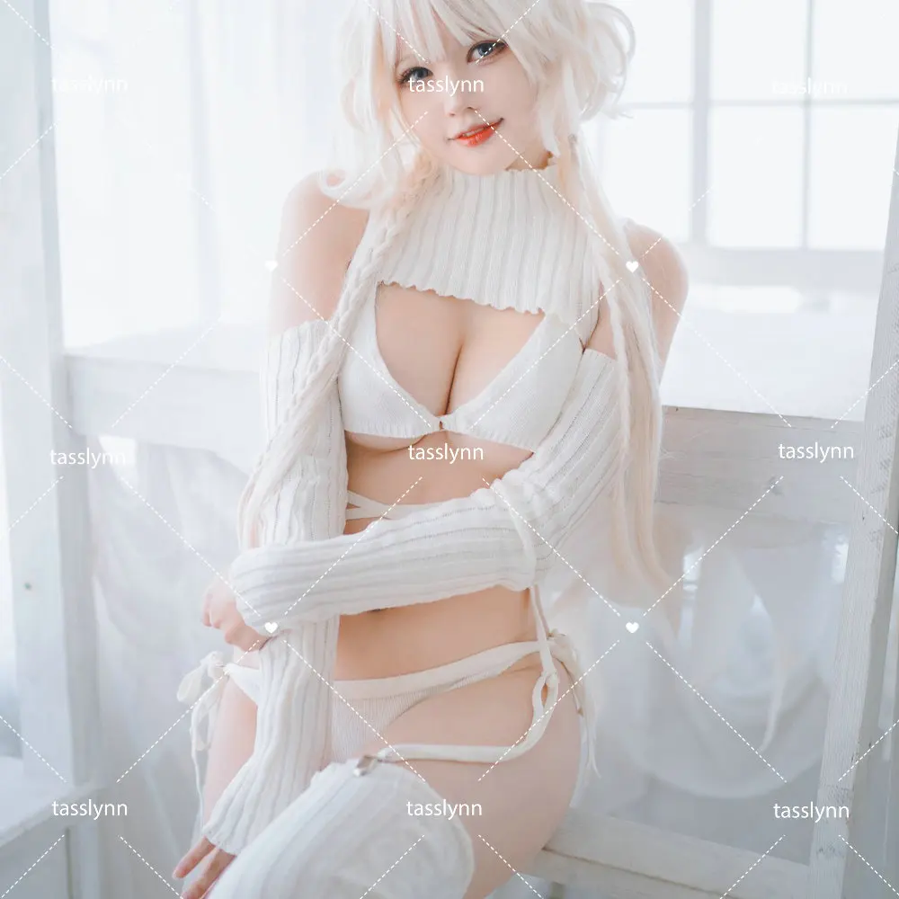 Dishwasher Anime Cosplay 2b Costume Women Anna Lydia Destroyer Suspender Sweater Sheep White Sweater Sexy Lingerie Women - AliExpress 200000532 Dishwasher Anime Cosplay 2b Costume Women Anna Lydia Destroyer Suspender Sweater Sheep White Sweater Sexy Lingerie Women - AliExpress 200000532