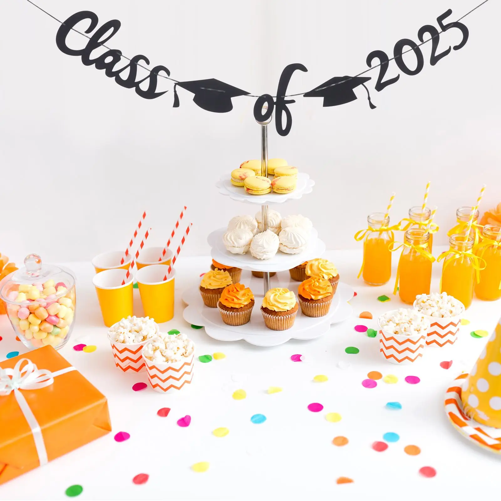 

Graduation Decoration Banner Hanging Swirls Grade Decorations Middle School Season Backdrop Banners Party Decorate