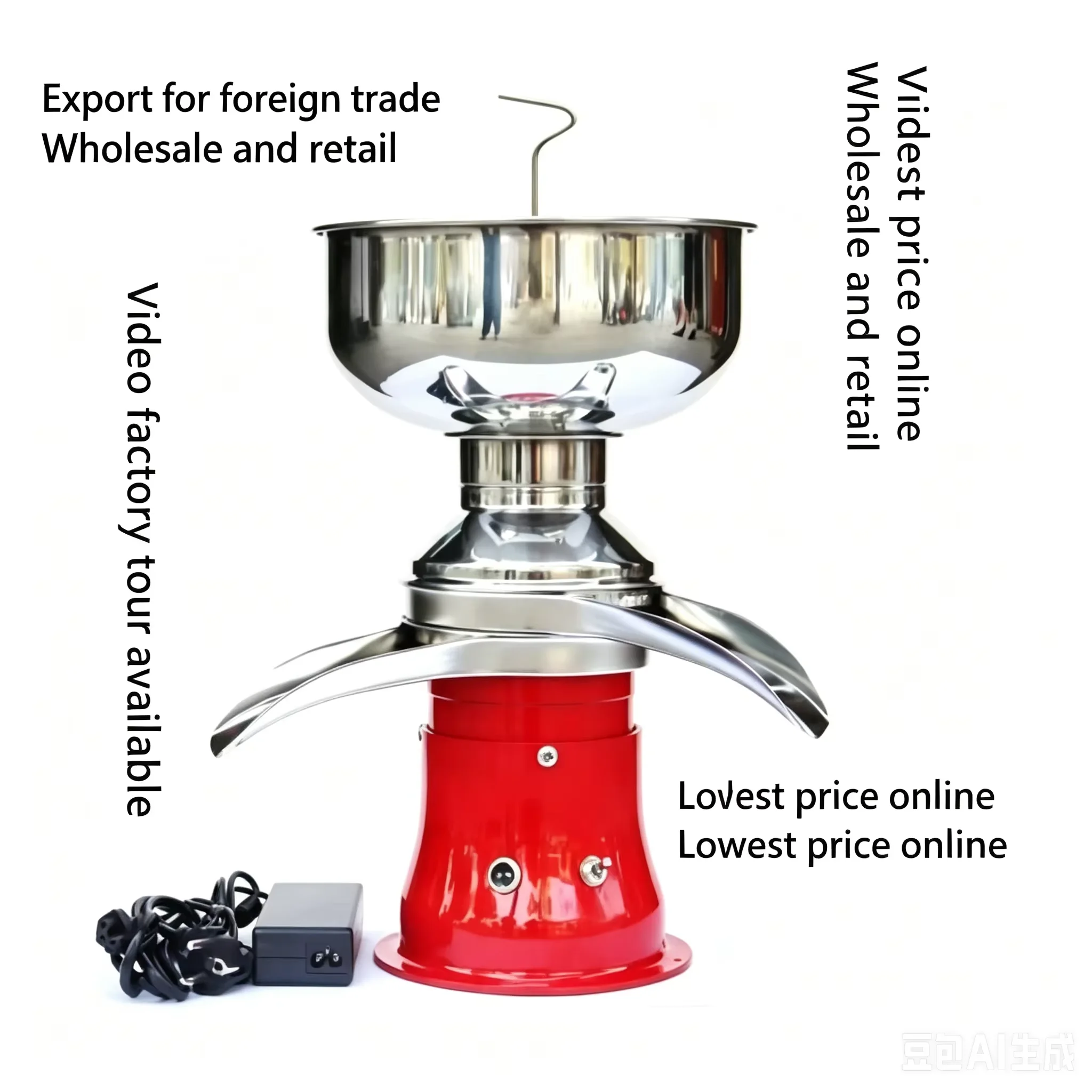 5 liters electric milk separator skimmer cream separator ghee machine