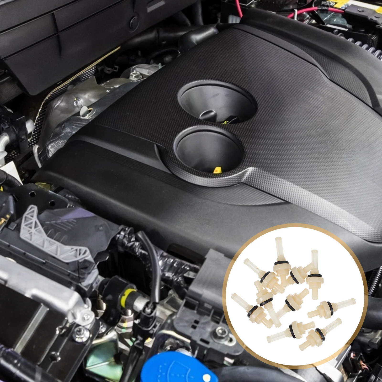 

10pcs Oil Nozzle Durable Nylon Fuel Parts For Venting Gas Venting Gas Tank Nozzle Tank Professional Replacement Tool