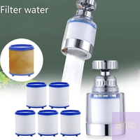 360 Degree Rotating Faucet Filters Bubbler Mount Anti-splash For Household Kitchen Bathroom Faucet Water Clean Filter Purifier