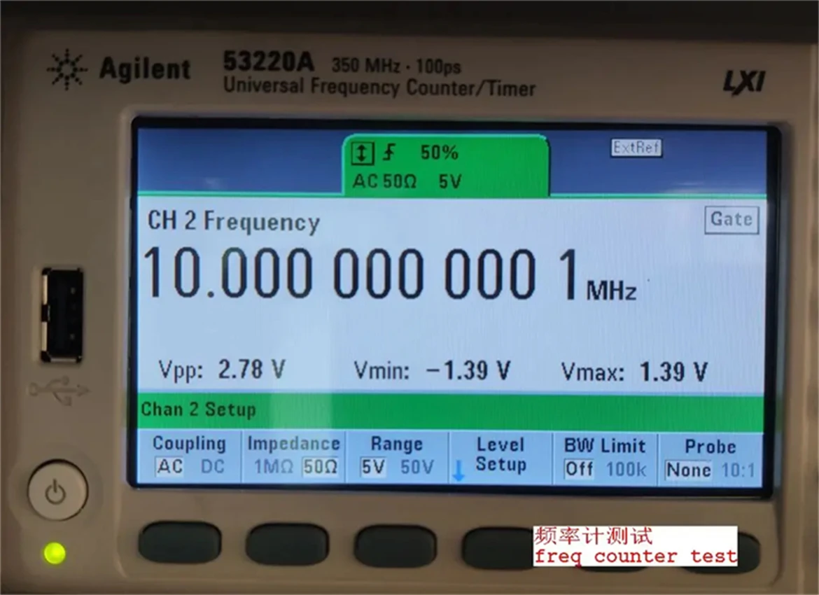 Latest Listing 10M Frequency Reference, Using HP/Agilent 10811 OCXO (With 1m 50 Ω BNC Line POWER:DC23-25V,18W