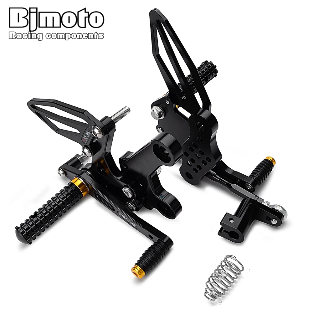 Ninja400 Adjustable Rearsets Rear Sets Foot Pegs Pedal For Kawasaki Ninja 250 400 2018-2023 Z400 2019-2023