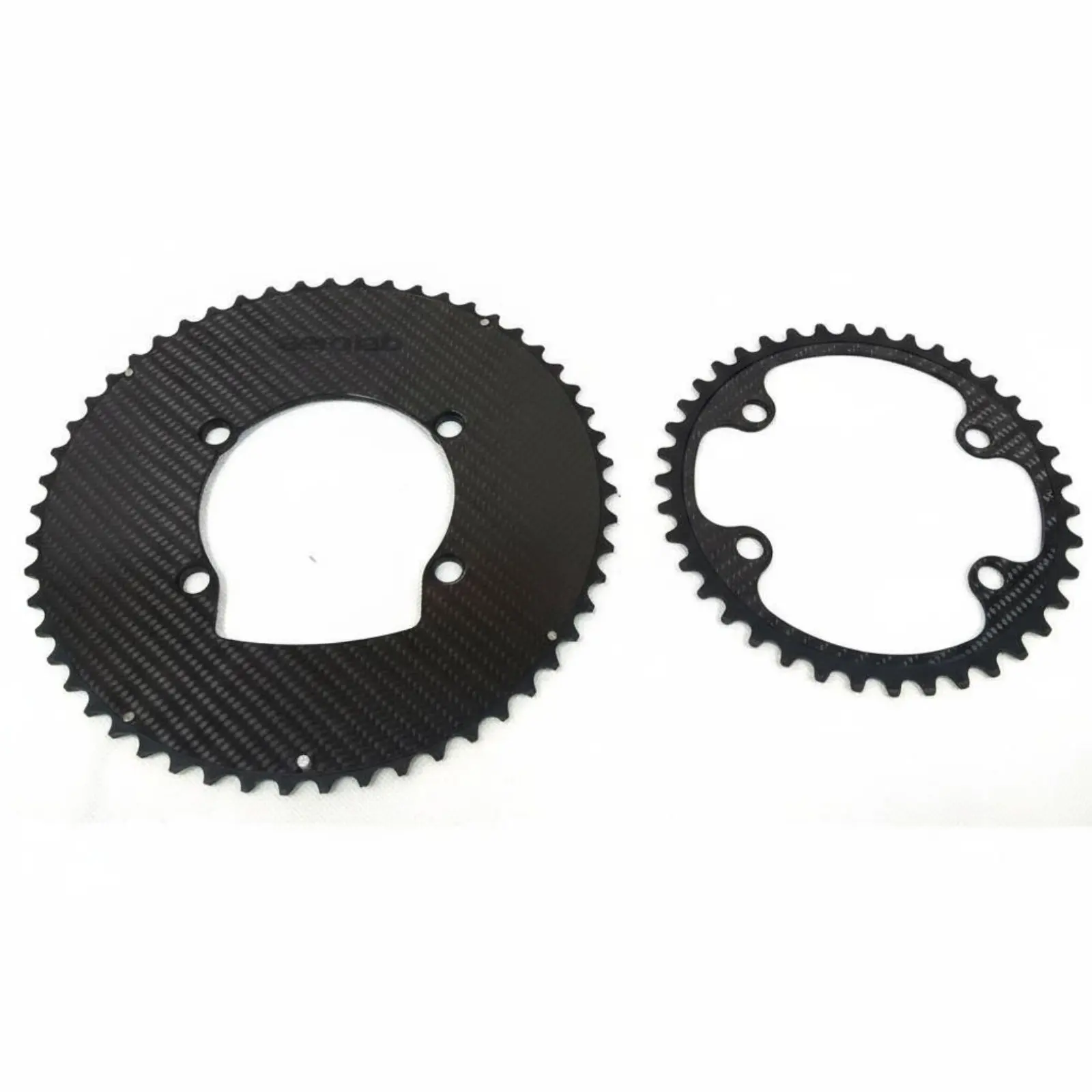 

Carbon Combined Chainring 7075 Aluminum Alloy 110 BCD Chainring Double Chainwheel Set Streamlined Design Drivetrain Part CNC