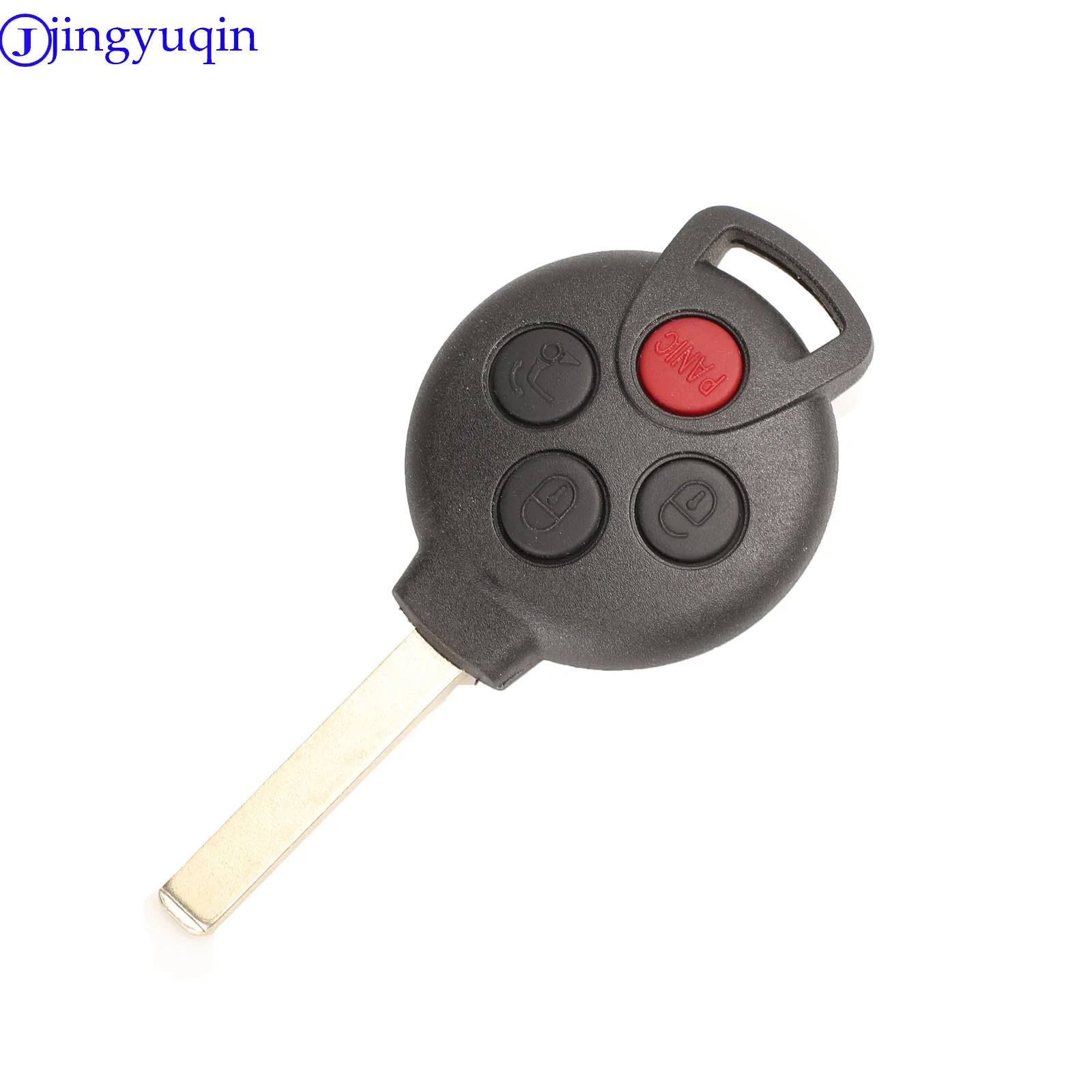 jingyuqin 3/4 Buttons Remote Car Key Shell For Mercedes-Benz Smart Fortwo 451 2007-2013 Remote Key Case Fob