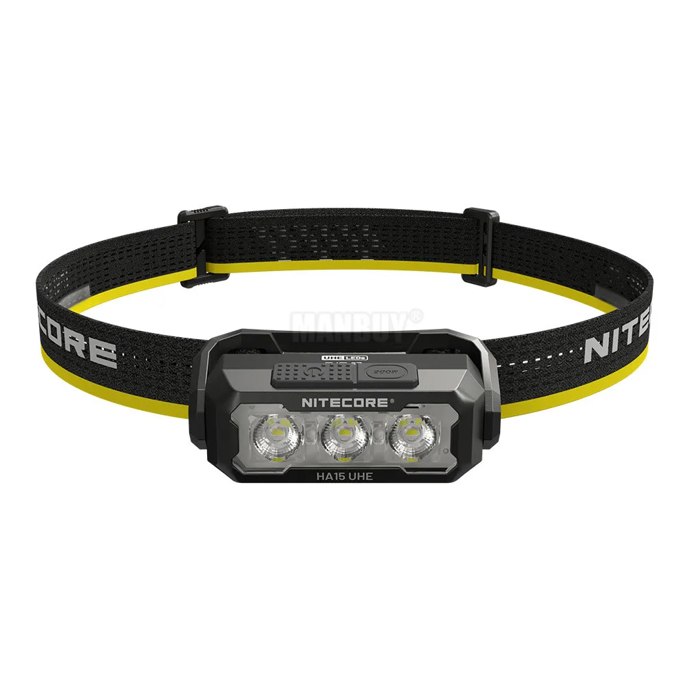 Sale NITECORE HA15 UHE + NL1411R Rechargeable Battery 400 Lumens 6x LEDs Multipurpose Ultra Lightweight Outdoor Camping Headlamp