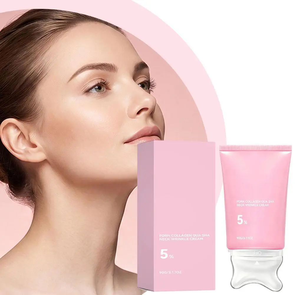 PDRN Pink Collagen Volume Multi Balm / PDRN Collagen Gua Sha Roller Halscreme Tief Hydratisierende Feuchtigkeitsspendende Aufpolsternde Gesichts- und Halscreme – Detail 5
