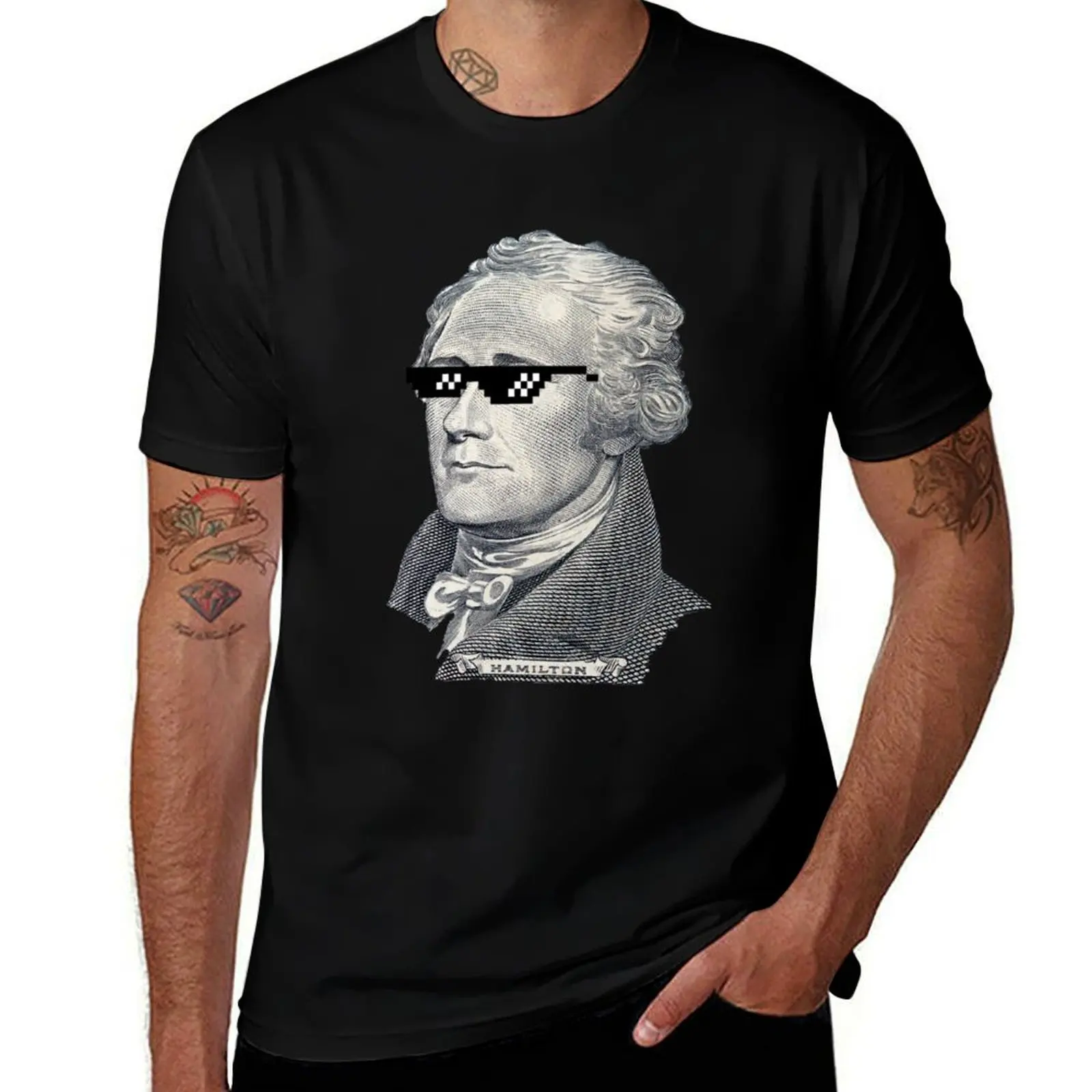 

Alexander Hamilton T-Shirt Soft Touch Basic Cotton T-Shirt