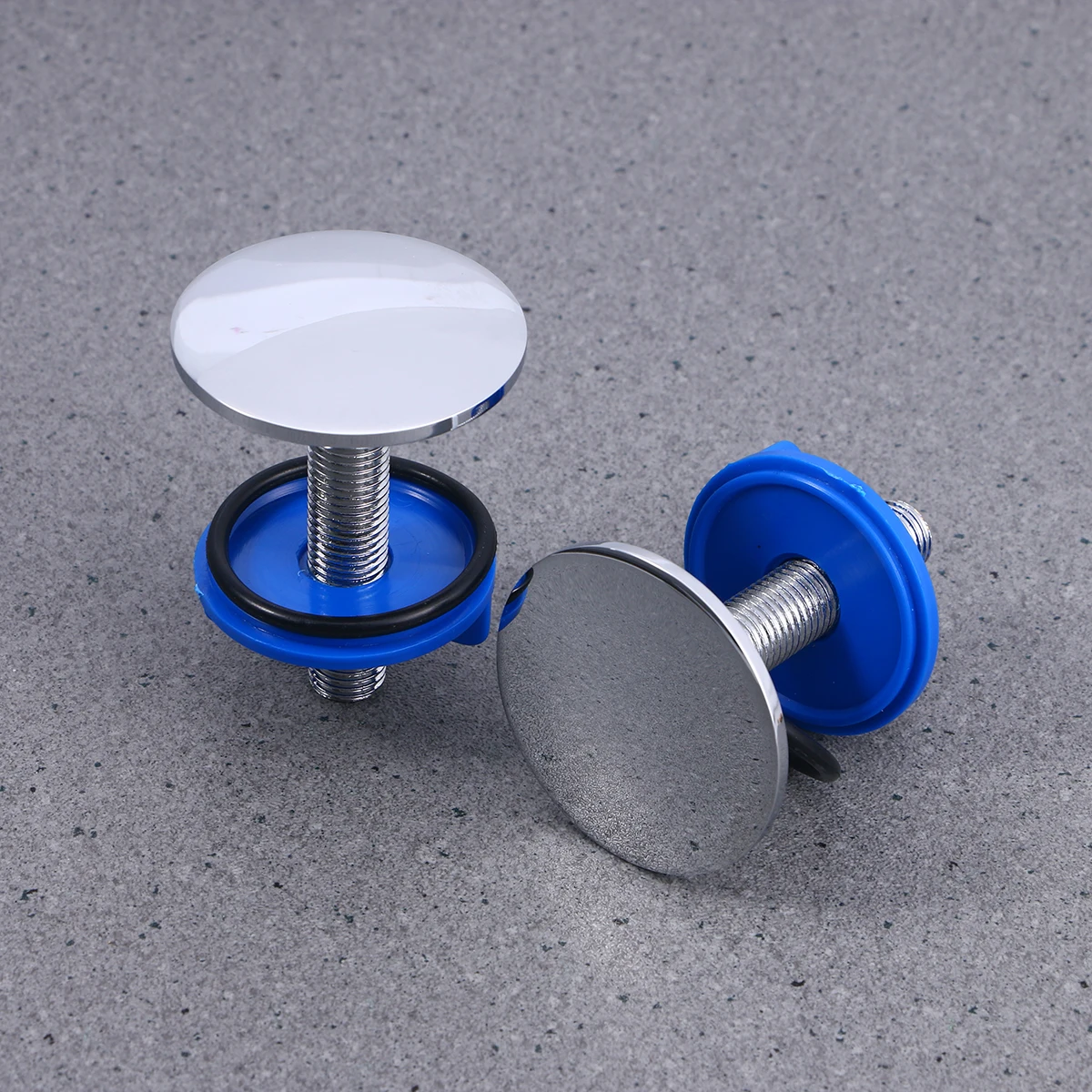 

2Pcs Sink Hole Cover Kitchen Faucet Soap Basin Accessories Stainless Steel Durable 12-49mm Sink Drain Grid Kitchen Facilities