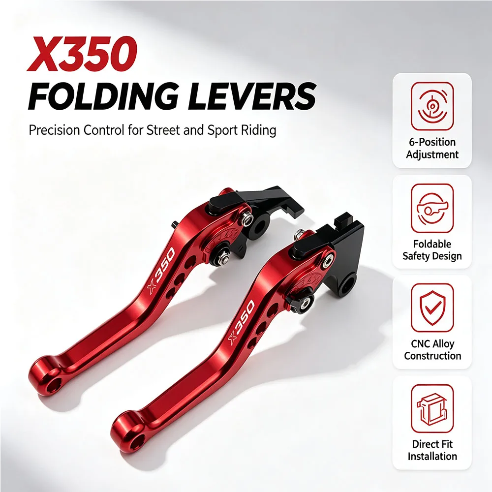 For Harley Davidson X350 X 350 2022-2023 Motorcycle Adjustable Folding Extendable Brake Clutch Levers CNC Aluminum Multi Kit Set