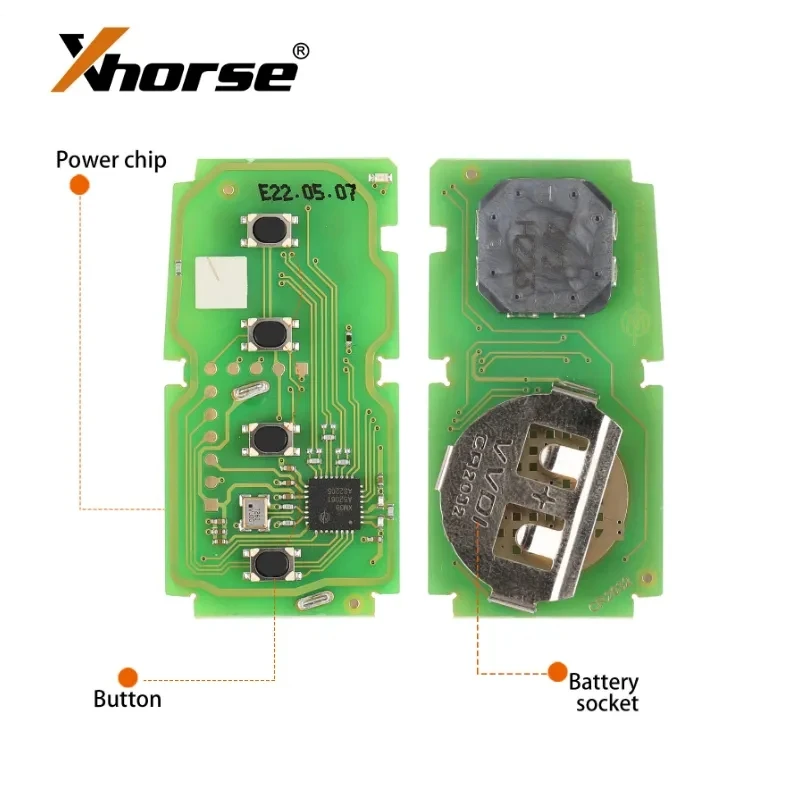 1/5 sztuk Xhorse narzędzie vvdi XSTO01EN uniwersalny VVDI XM38 inteligentny brelok dla Toyota 4D 8A 4A Chip wsparcie 312 314 315 434 wygenerować