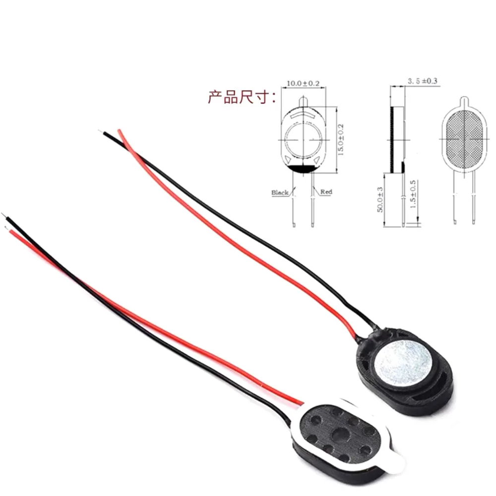 1/10 قطعة 8ohm 1 واط المتكلم هاتف لوحي مايكرو المتكلم 8Ω 1 واط 1510 1018 1318 2014 2209 2030 2415 2809 صوت صغير القرن موصل