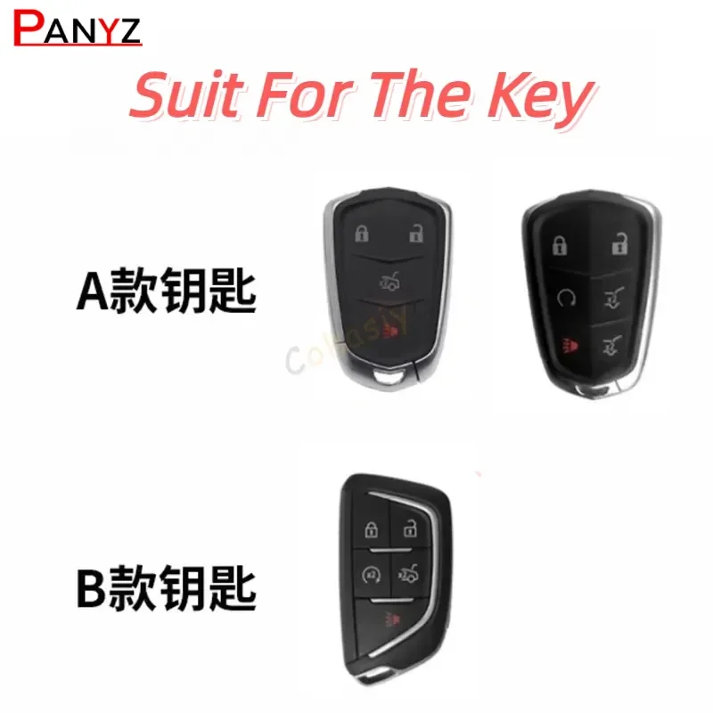 

Smart Key Case Cover Fob2024 for Cadillac CT5 Car Styling for ATS CT4 CT4-V CT6 CTS DTS XT5 Escalade ESV SRX STS XTS ELR