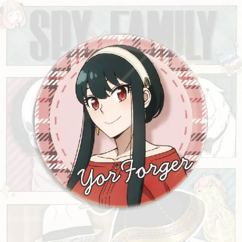 日本アニメ SPY×FAMILY かわいい漫画パターンブローチアニメグッズ小さなギフト