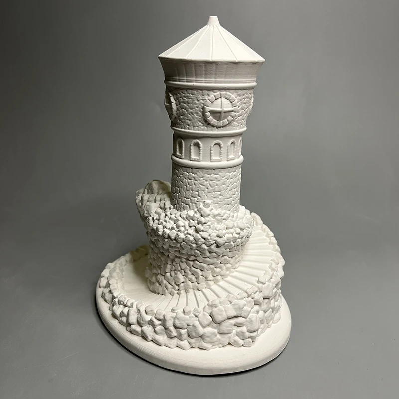 

Luxury Ins Lighthouse Micro Landscape Creative Art Home Decoration Desktop Fragrance Stone Atmosphere Ornament Gypsum Model