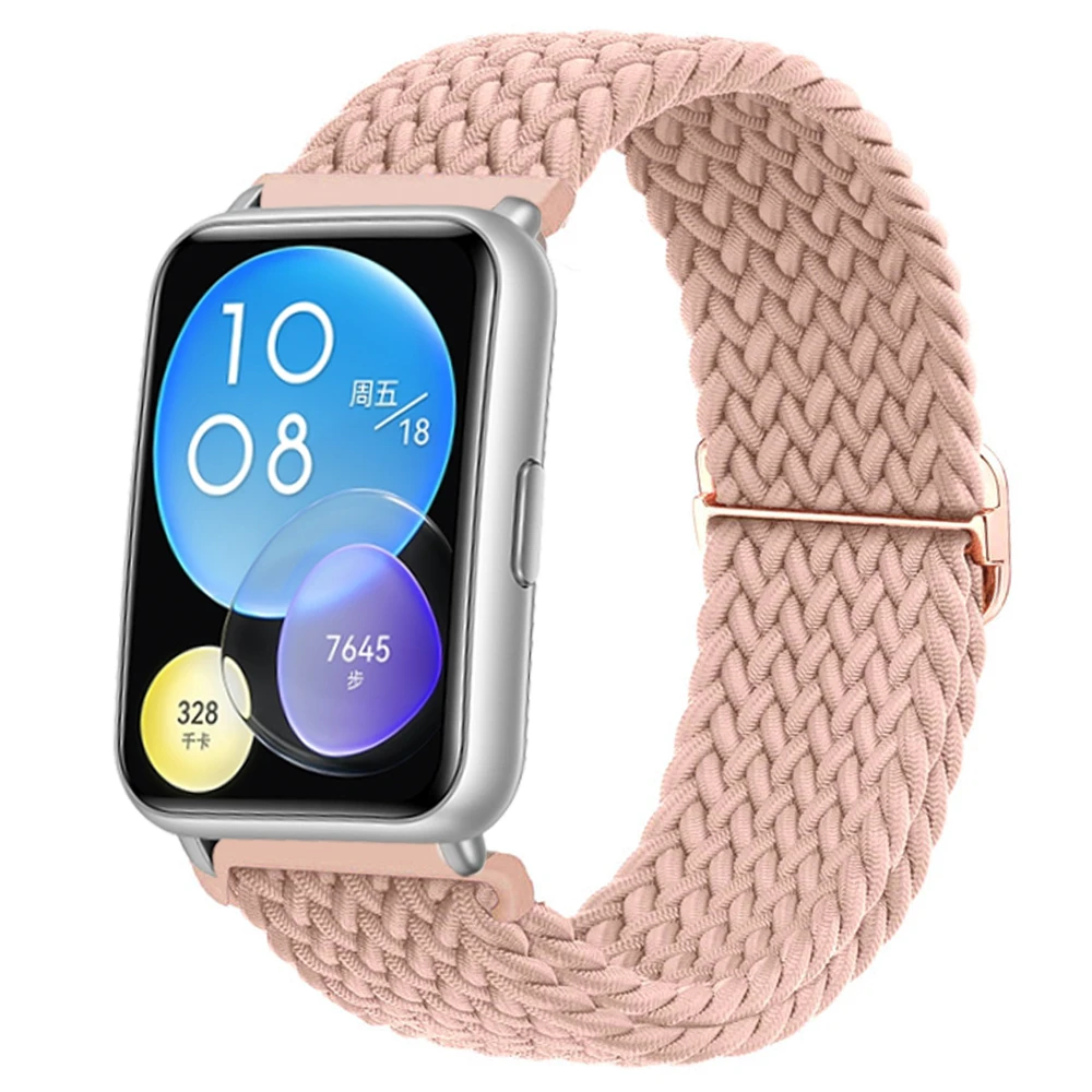 Band for HUAWEI watch fit 2 strap accessories braided solo loop bracelet wristband replacement belt correa HUAWEI watch fit2